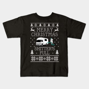 Shitter_s Full funny Merry Christmas Kids T-Shirt